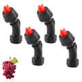 Sprayer Nozzle Tips, 4PCS Sprayer Nozzles Pump Sprayer Elbow Nozzle Replacement Parts for Knapsack Sprayer Garden Spray