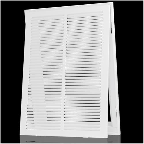 Return Air Filter Grille Fit 14x20 Duct Opening,Steel Air Return Vent Cover Grill,HVAC Vent Covers for Wall and Ceiling,Holds 1" Thick AC Filter - size: For 14"Wx20"H-Duct Opening