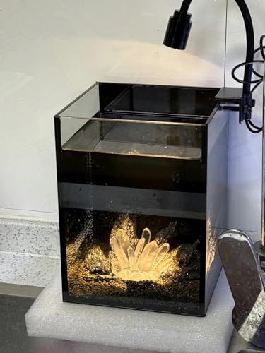 Small Fish Tank Decor Artificial Crystals Aquarium Betta Fish Tank Decorations Mini Crystal Ornaments Resin Accessories - color: natural color