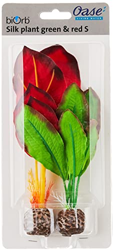 Silk Plant Set Small Green & red (46099)