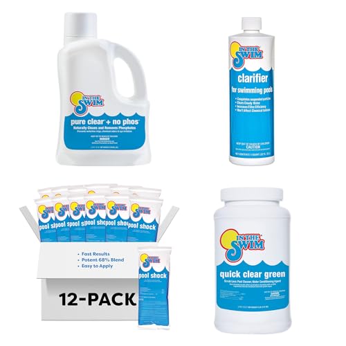 In The Swim Green Pool Rescue Kit - Removes Algae for Clear Water, Weekly Sparkle - Basic - size: Basic