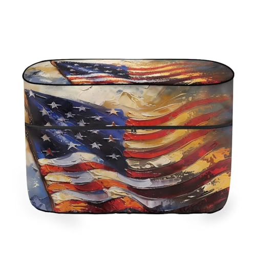 American FlagRV Propane Tank Cover for Travel Trailer Dustproof Propane Tank Cover Double 20lb Camper Propane Tank Cover Weather Resistant Gas Cylinder Cover - color: American Flag, size: Small-Double 20LB
