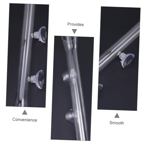 GANAZONO Aquarium Shrimp Feeder Tube and Dish Glass 200mm Fish Feeding Tool for Aquarium Shrimp and Fish Tank Supplies