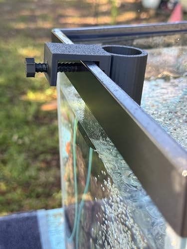The Tube 3D Printed Aquarium Plant Holder - Pothos & Stemmed Plants - Aquascaping & Fish Tank Tool Holder for 10-200 Gallon Rimmed Tanks