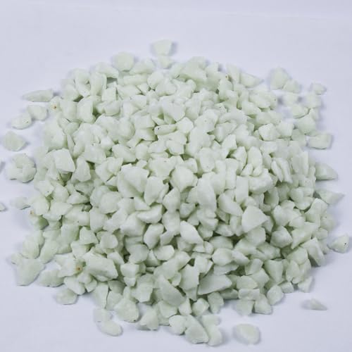 Glow in the Dark Gravel Stones,Aquarium Gravel,Aquarium Sand,Decorative Glow Gravel Rocks for Fairy Garden Fish Tank Succulents Pot Vase Filler Decor, 1 Pound (Sky Blue, 5-8mm) - color: Sky Blue, size: 5-8mm