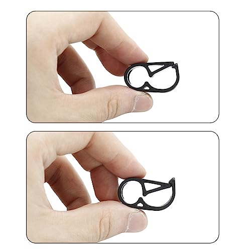 5 Pcs 1/4" - 5/16" Tube O.D. Plastic Tubing Clamps, Adjustable Tube Clamp Shut Off Hose Clamp, Laboratory Pinch Valve Flow Control Hose Clamp (Black) - color: Black, size: 1/4" - 5/16"
