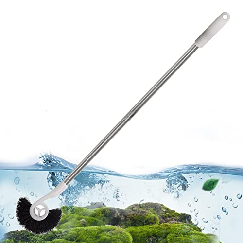 Fish Tank Cleaning Brush - Long Handle Aquarium Cleaning Tool | Aquarium Algae Scrapers Long Handle Cleaner for Fish Tank Glass - color: 90cm