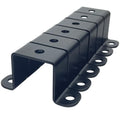 6 PCS 1.5x1.5" Square Pipe Tube Strap Clamps,1.5 inch metal u shaped bracket, steel u clamp bracket for mounting,Black - size: 1.5" x 1.5"