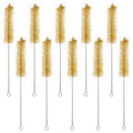 Test Tube Brushes, 10 Pack Bristle Test Tube Bottle Wash Cleaning Brushes with Radial Tufted End Suitable for Laboratory Use, Size S
