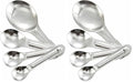 Winco 4-Piece Stainless Steel Measuring Spoon Set (Pack of 2) - size: Spoons (Pack of 2)