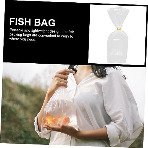 Happyyami 50pcs Ornamental Fish Bags Lightweight Fish Transport Containers for Safe Packing for Aquatic Transport and Storage