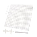 1set Fish Tank Divider Grid Panel Aquarium Isolation Board for Fish Includes Cable Ties Clips Easy to Install