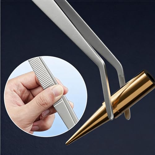 10Inch Fine-Tip Kitchen Tweezers Tongs – Extra-Long Stainless Steel Cooking Tweezers Dishwasher Safe for Grilling, Baking & Food Prep (10In Straight BBQ Tongs) - color: 10In Straight BBQ Tongs