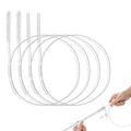 4 Pcs Extra Long Pipe Cleaners,Straw Cleaner Brush Extra Long,Tube Cleaning Brush Suitable for Cleaning Feeding Tubes
