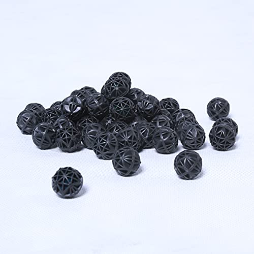 AQUANEAT Aquarium 0.6" Bio Balls 100pcs for Fish Tank Pond Canister Filter Media - size: 0.6"