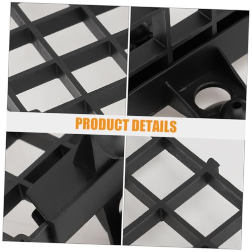 Cabilock Aquarium Fish Tank Divider Board 10pcs Black Plastic Grid Partition for Fish Tank Isolation and Bottom Filter Suitable for Breeding and Aquarium Separation