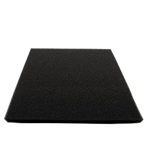 ALEGI Aquarium Filter Sponge, Biological and Mechanical Sponge Filter Pad for Fish Tank (19.5" x 19.5" x 0.78") - size: 19.5" x 19.5" x 0.78"