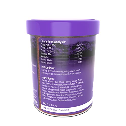 Omega One Super Color Floating Cichlid Pellets, 3mm Small Pellets, 3.5 oz Container - size: 1 Count (Pack of 1)