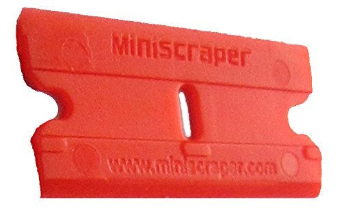 Plastic Razor Scraper Blades Double Edged (1 Pack) - size: 1 count (Pack of 100)