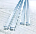Heavy Duty Piano Hinge 3/16"(4.5mm) or 1/8"(3mm) 8 inch, 2 Pack - Durable PVC Plastic Hinges, Secure Plexiglass Connectors, Easy Assembly Golf Cart Windshield Hinge, Drum Shield, Acrylic Hinges - size: 8 Inch