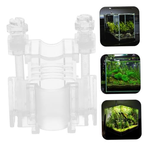 Mikikit Sturdy Water Hose Holder Durable Water Pipe Clamp for Fish Tank Hose Fixator Easy Installation and Removal for Aquarium Supply and Equipment Fixation