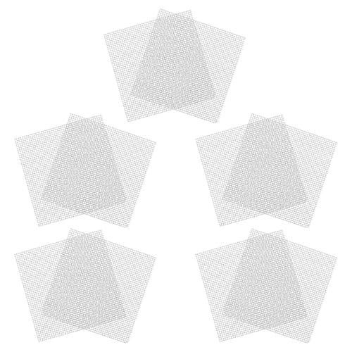 balacoo 10pcs Aquarium Mesh Screen Stainless Steel Wire Mesh Pad Fish Tank Plants Moss Net for Aquatic Plants Decor