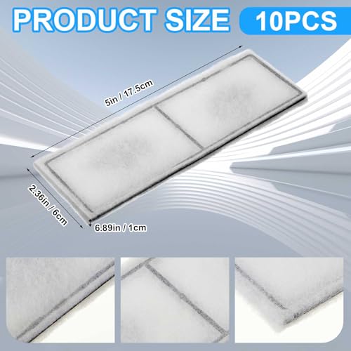 Nosiny Filter Foam Cartridge Pad Compatible with Fluval U3 Poly-Max with Zeolite Particles Underwater Sponge Aquarium Underwater Filter Replacement Accessories for Aquarium Fish Tank - size: U3