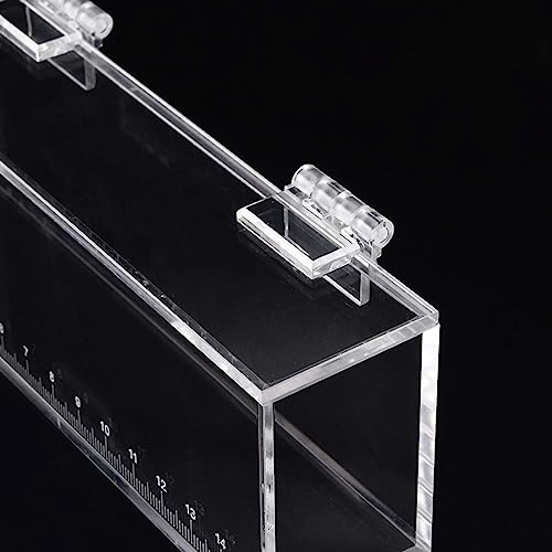 MagiDeal Fish Viewing Box, Fishing Hatching Incubator Acrylic Fish Egg Breeding Case Aquarium Fish Tank Isolation Box Isolation Breeder Box, S - size: S