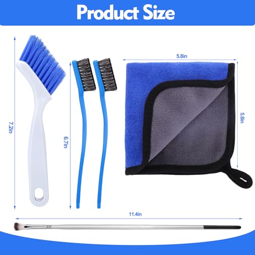 Toaster Cleaning Brush Set,5 Pcs Cleaner Supplies Tools kit for Toasters 2 Slice/ 4 Slice Accessories(Excluding Toaster)
