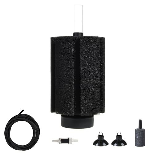 ALEGI Aquarium Large Sponge Filter 100 Gallon, 80 Gallon Sponge Filter with Air Stone for Large Fish Tank (1 pcs) - size: 1 pcs