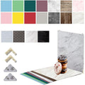 Large 24x24in Photo Backdrop Board: 9PCS 18Patterns Product Photography Backdrops for Food Jewelry, Background Table Top Small Shooting Kit