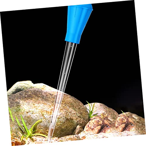 Yardwe 3pcs Convenient Aquarium Clean Pipettes Feces for Fish Tank Practical Siphon Dropper Scale for Water Changes and Cleaning Tasks - color: Blue, size: 29x5cm