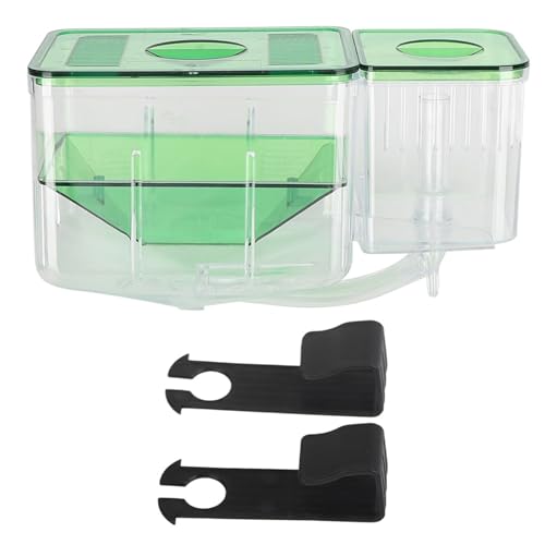 Fish Breeder Box,Double Layer Little Fish Isolation Hatching Incubator Aquarium Fish Isolation Breeding Box for Injured Small Fish Shrimp Clownfish Guppy