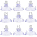 Aquarium Suction Cup Clips Air Line Tubing Holders 30 Pieces, Fit for Standard 3/16 Inch Inner Dia Tubling
