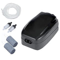 AQUANEAT Aquarium Air Pump, 100 Gal Fish Tank Air Pump, Hydroponic Oxygen Aerator with Airline Tubing, Bubbler Stones, Check Valve - size: 24-Pack