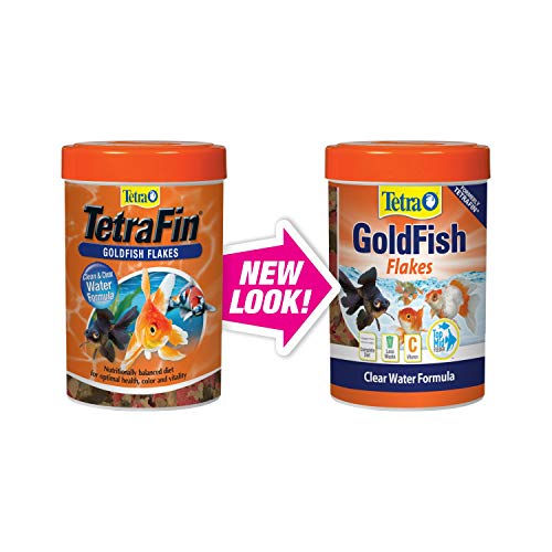 Tetra Goldfish Flakes, Nutritionally Balanced Diet for Aquarium Fish, Vitamin C Enriched Flakes, .42 oz (36 Pack) - size: 0.42 Ounce (Pack of 36)