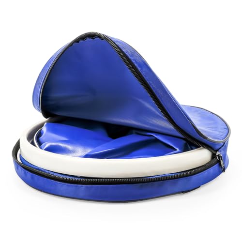 Camco Collapsible Bucket with Storage Case- Durable Pop Up Bucket with Watertight Fabric, Holds 3 Gallons of Water - Great for RVs, Camping, Fishing, Boating, Hiking and More - Blue (42993), Blank Ski - size: 2.00 L x 10.50 W x 10.50 H inches (Pack of 1)