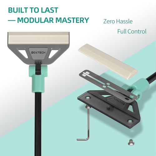 Aquarium Algae Scraper Cleaner with 5 Stainless Steel Blades – Fish Tank Glass Cleaning Brush for Easy Tank Maintenance