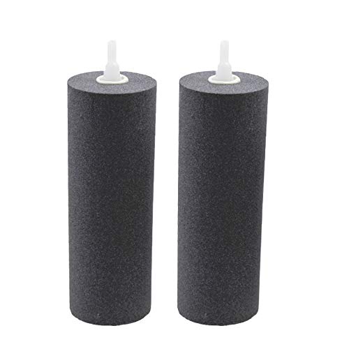 AQUANEAT Aquarium Air Stones 6x2 inch 2 Pack, Large Airstone, Aerator Bubble Diffuser, Air Pump Accessories for Aquariums, Hydroponic, Ponds and Fish Tanks - size: 6 inch 2 pcs