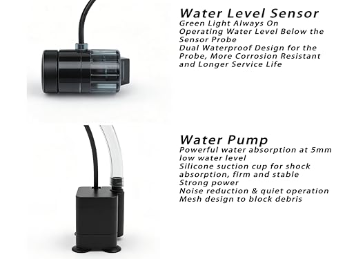 Auto Top Off ATO System for Saltwater Aquarium Reef and Fresh Tank | Refilling System, Dual Optical Sensor