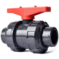 1" UPVC Union Ball Valve, Pool True Union Full Flow Ball Valve for Water System, U.S. ASTM EPDM O-Rings, Rated at 230 PSI, 1 inch Socket (1 inch) - size: 1 Inch (1"), style: Pack of 1