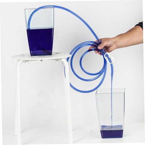 Manual Siphon Pump Water Suction Hose Kit, Car Guide Oil Tube with Flexible Suction Pipe for Water Transfer and Fuel Extraction, Multi-use Handheld Fluid Transfer Tool