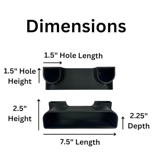 Aquarium Underground Tunnel Cave | Viewing Fish & Shrimp Under Gravel Tunnel | Fish Tank Decor Decoration Hideout Perfect for Corydora Catfish, Kuhli Loach, Clown Loach, Pleco - color: Black