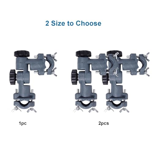 Ragyzity Strong Umbrella Bracket, 360 Rotation Umbrella Holder, Lure/Flashlight Holder for Fishing, Tank, Chair Clamp Accessory - size: 1PC