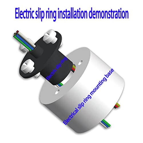 Slip Ring Electrical Slip Ring Slip Ring Electrical Connector Slip Ring Connector Motor Slip Ring Rotating Connector 2 Wires 10A Diameter 22mm - style: 2 Wires 1-10A Diameter 22mm