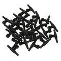 NOLITOY 90pcs Aquarium Airline Valves Plastic Air Connectors for Fish Tank Oxygen Pump Easy Installation Compatible Standard Tubing and