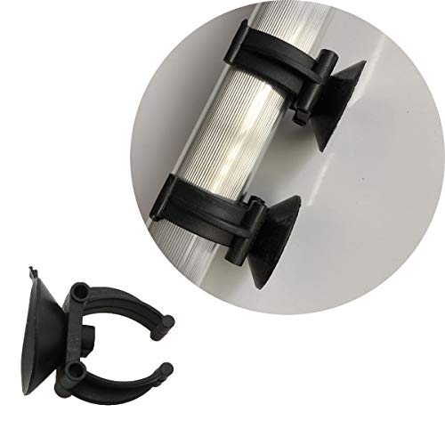 ZRM&E 10pcs Fish Tank Heating Rod Sucker Fixing Clip 35mm Aquarium Heater Suction Cups Suckers Clips Diving Lamp Suction Cup Silica Gel Sucker for Fish Tank
