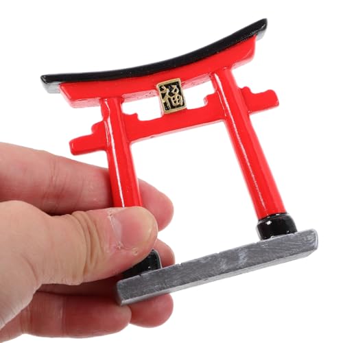 POPETPOP Japanese Torii Gate Aquarium Decor Statue Chinese Miniature Zen Garden Accessories Bonsai Mini Shinto Shrine Sculpture Micor Landscape Decorations Fish Tank Ornaments