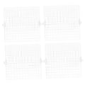 COLLBATH 8pcs Fish Tank Divider Kit Transparent Isolation Panels for Aquariums for Breeding and Segregating Fish Prevents and Safety