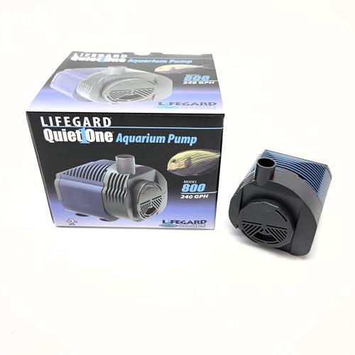 Lifegard Aquatics Quiet One Pro Series Aquarium Pump 800,Black